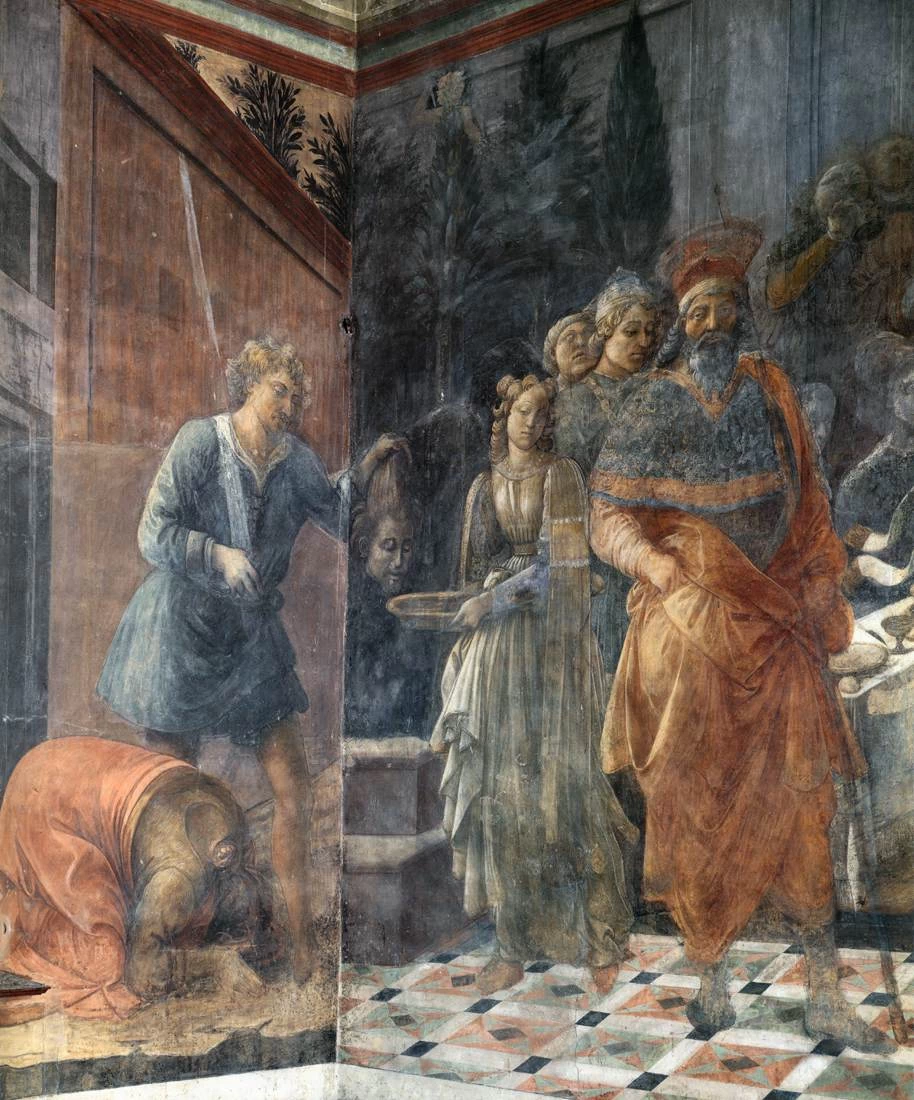 La decapitazione di Giovanni Battista - Duomo, Prato